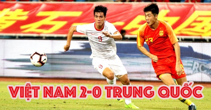 U22 Việt Nam thắng 2-0 U22 Trung Quốc vào cuối năm 2019.