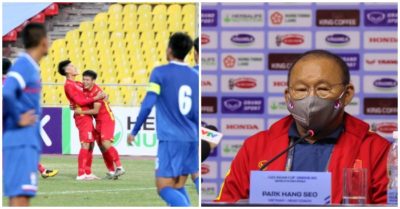 Video highlight Việt Nam thắng nhọc trận đầu vòng loại U23 châu Á, HLV Park Hang Seo thất vọng