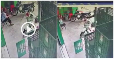 Video: Giả vờ bị say nắng nhờ bảo vệ mua nước suối, để đồng bọn trộm SH Mode trị giá 60 triệu đồng