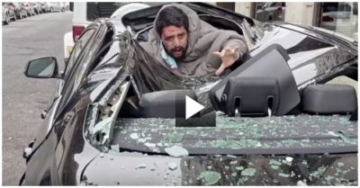 Hiện trường người đàn ông rơi từ tầng 9 xuống làm nát mui xe BMW vẫn sống sót