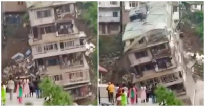 Video khoảnh khắc tòa nhà 8 tầng đổ sụp trong chớp mắt