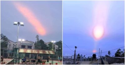 Video: Xuất hiện vệt sáng kỳ lạ trên bầu trời Quảng Ngãi