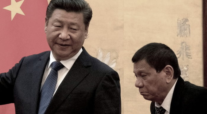 Chủ tịch Trung Quốc Tập Cận Bình và Tổng thống Philippines Rodrigo Duterte
