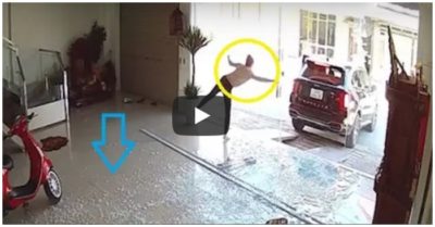 Video: Chồng lùi ôtô vỡ kính cường lực vì vợ ‘chăm đóng cửa quá’