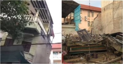 Vụ ngôi nhà 3 tầng bị sập do hàng xóm thi công móng: Sẽ được xây đền nhà mới