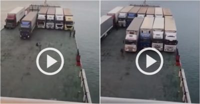 Video: Tài xế container ở cảng lùi chuồng đỉnh cao