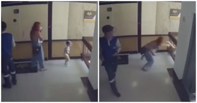 Video: Phản ứng nhanh như chớp của người mẹ cứu con trai rơi khỏi lan can