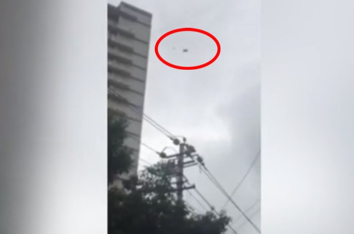 Video: Người đàn ông mắc kẹt trên dây cáp vì trốn trả tiền khách sạn