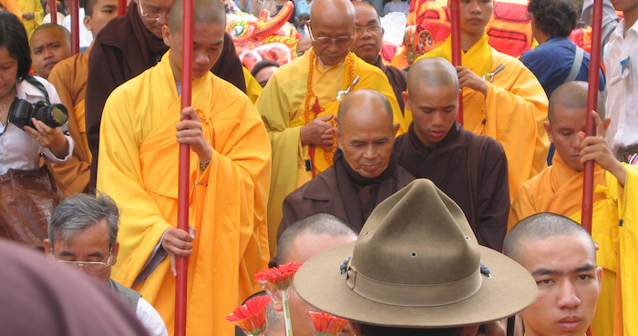 Thiền sư Thích Nhất Hạnh viên tịch tại Huế lúc 0 giờ ngày 22/1/2022 (ảnh: Wikimedia Commons).