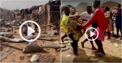 Video: Hiện trường vụ xe tải chở mìn va chạm với xe máy, 500 ngôi nhà bị san phẳng