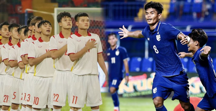 Việt Nam bổ sung gấp 6 cầu thủ U23 tới Campuchia để kịp thi đấu với tuyển Thái Lan tối 22/2/2022 (ảnh chụp màn hình Vietnam Sports/Youtube).