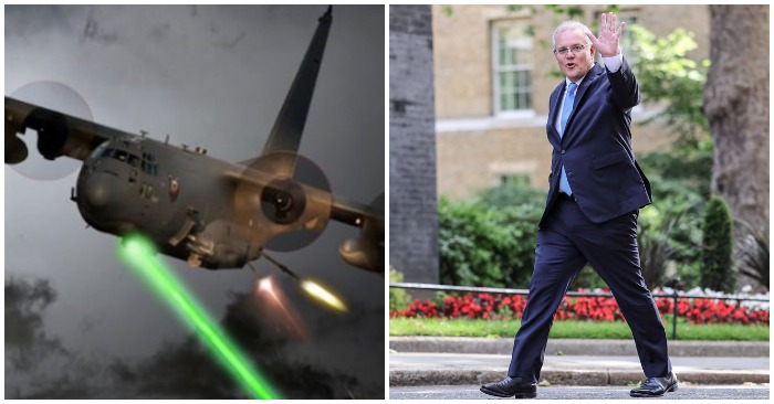 Thủ tướng Úc Scott Morrison yêu cầu điều tra về vụ Trung Quốc chiếu tia laser vào máy bay tuần tra Úc (ảnh: Flickr).