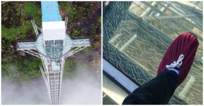 Video: Nứt vỡ cầu kính cao nhất Việt Nam gần Sapa khiến du khách phát hoảng