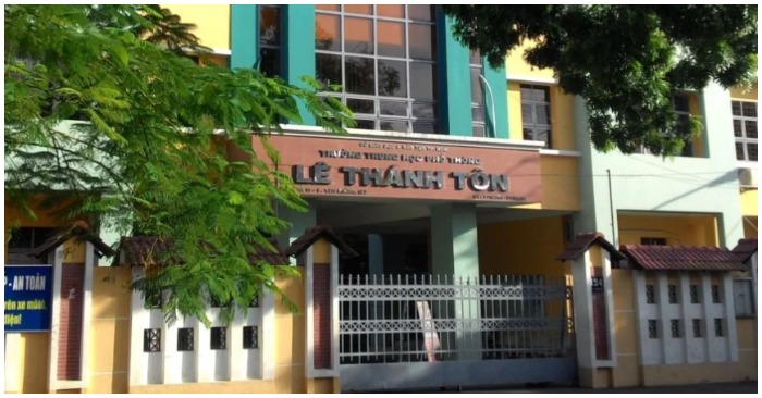 Trường THPT Lê Thánh Tôn nơi xảy ra trường hợp học sinh tử vong (ảnh chụp màn hình trên báo Zing).