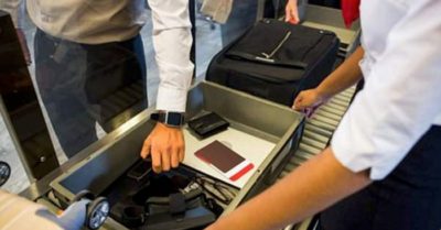 Nam khách hàng trộm đồng hồ hiệu tại cửa an ninh sân bay