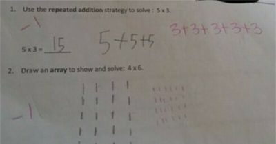 Tại sao bài toán tiểu học của Mỹ 5 x 3 = 5 + 5 +5 giáo viên chấm sai?