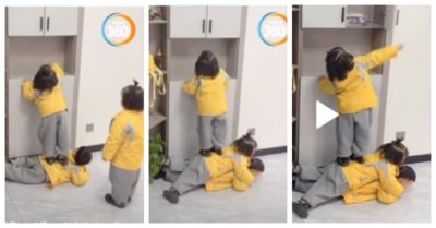 Video: Ba anh em xếp chồng lấy bánh