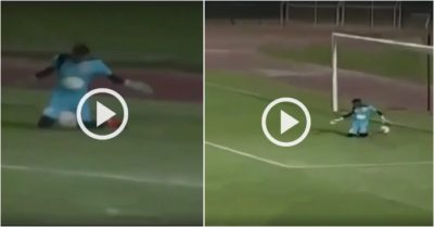 Video: Thủ môn thủng lưới vì ngồi xuống ‘làm dáng’ khi bắt bóng