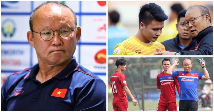 HLV Park Hang Seo nói Quang Hải ra nước ngoài thì đương nhiên ảnh hưởng đến đội tuyển Việt Nam (ảnh: VnExpress/Tiền Phong).