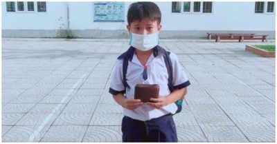 Nhặt được gần 9 triệu trong ví, học sinh nghèo tìm người trả lại