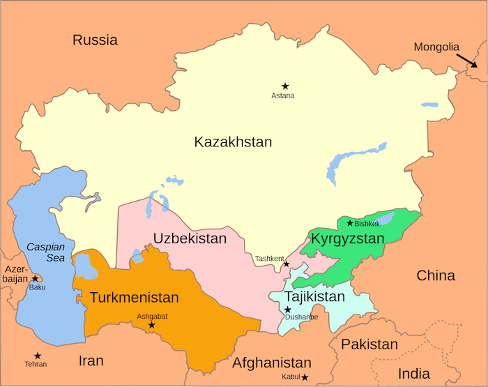 Trung Quốc muốn mở rộng quyền lực sang Kazakhstan, nơi được coi là "sân sau" của Nga (ảnh: Wikimedia Commons).