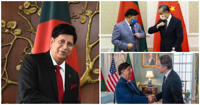 Ngoại trưởng Bangladesh A. K. Abdul Momen nói Bangladesh không quên ơn Mỹ, Ấn Độ; nhưng Trung Quốc có các "rổ tiền" to (ảnh: Flickr/Bộ Ngoại giao Mỹ).