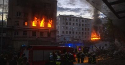 Nga bất ngờ nã tên lửa vào Kyiv trong lúc Tổng thư ký LHQ đang thăm