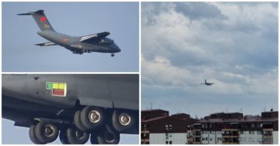 6 máy bay quân sự Trung Quốc hạ cánh xuống châu Âu, các nhà quan sát ghi lại chi tiết đáng sợ