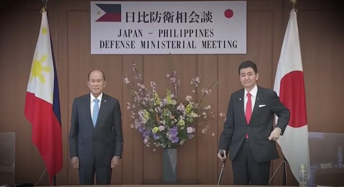 Bộ trưởng Quốc phòng Nhật Bản và Philippines gặp mặt ngày 9/4/2022 trong bối cảnh lo ngại về Trung Quốc