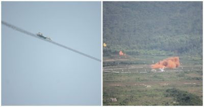 Máy bay Việt Nam tập ném bom, bắn đạn thật, phóng rốc két ở Bình Định