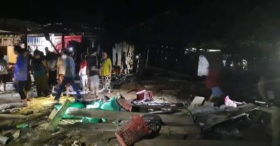 Xe tải biển Lào mất lái lao thẳng vào nhà dân, 3 mẹ con tử vong