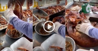 Video: Chặt vịt quay nhanh và đều tăm tắp thu hút triệu lượt xem