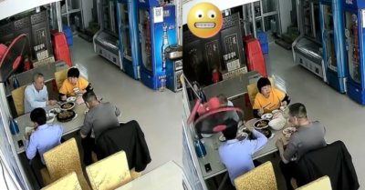 Video: Quạt đang quay trong nhà hàng bất ngờ rơi trúng đầu người đàn ông