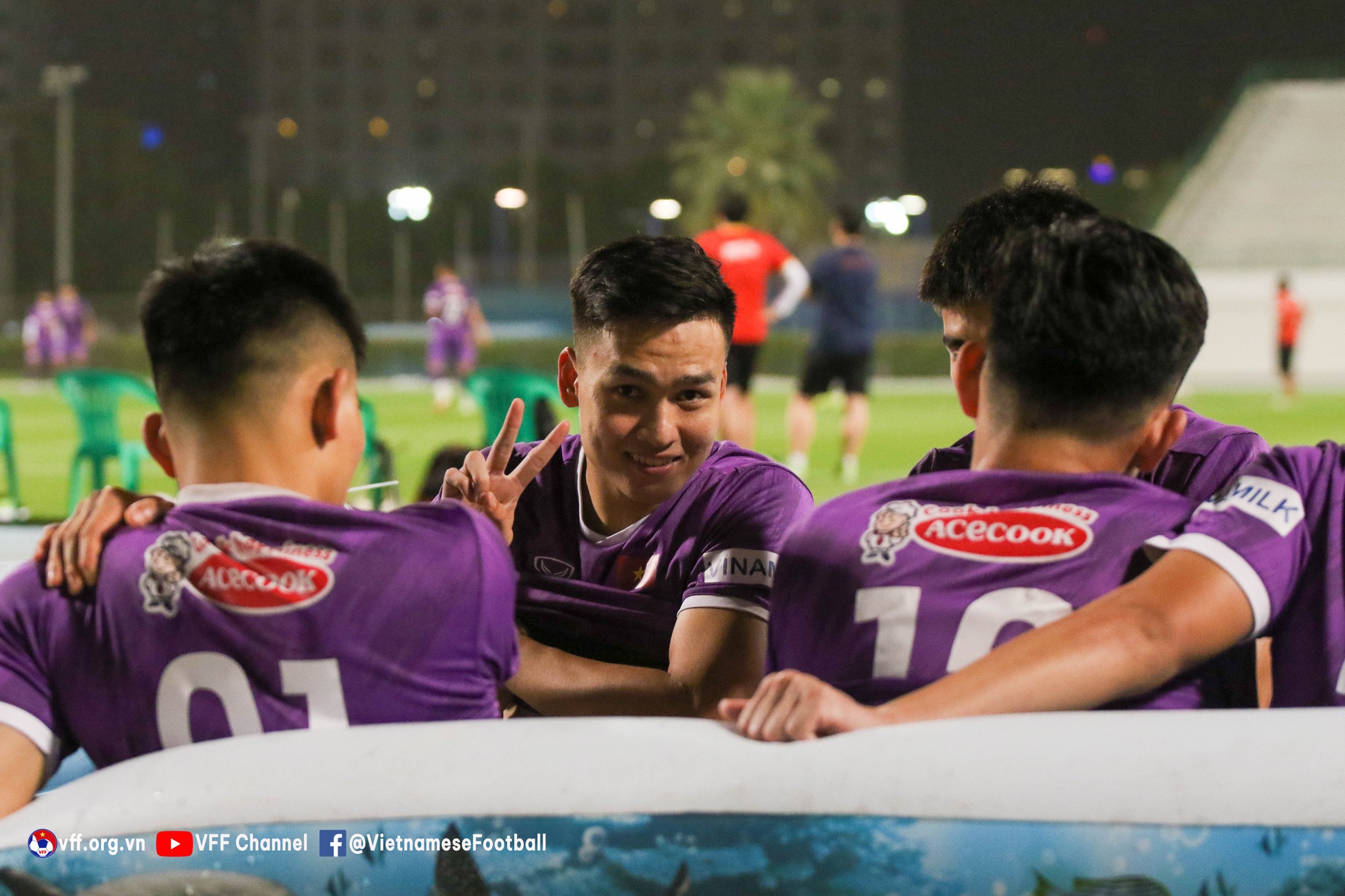 BLV Quang Huy muốn các cầu thủ thi đấu thoải mái, cởi bỏ áp lực thành tích ở giải vô địch U23 châu Á (ảnh: VFF).
