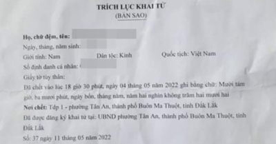 Chuyện lạ xảy ra ở Đắk Lắk: Con trai 3 tuổi đang sống bị mẹ khai tử