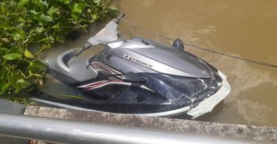 Môtô nước tông sà lan trên sông Sài Gòn, hai người tử vong