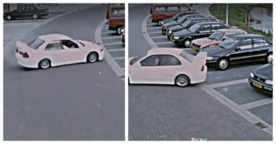 Video: Pha drift ‘lùi chuồng’ đỉnh cao của tài xế xe đua