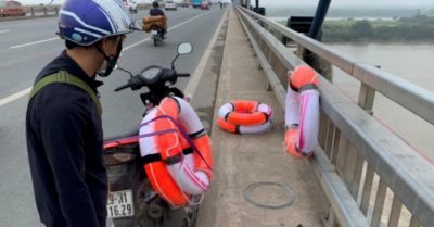 Lý do bất ngờ phao cứu sinh trên cầu Hà Nội đột nhiên biến mất