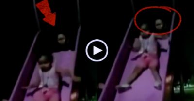 Video: Quay con gái trong công viên, mẹ hoảng hốt phát hiện gương mặt lạ như ‘bóng ma’