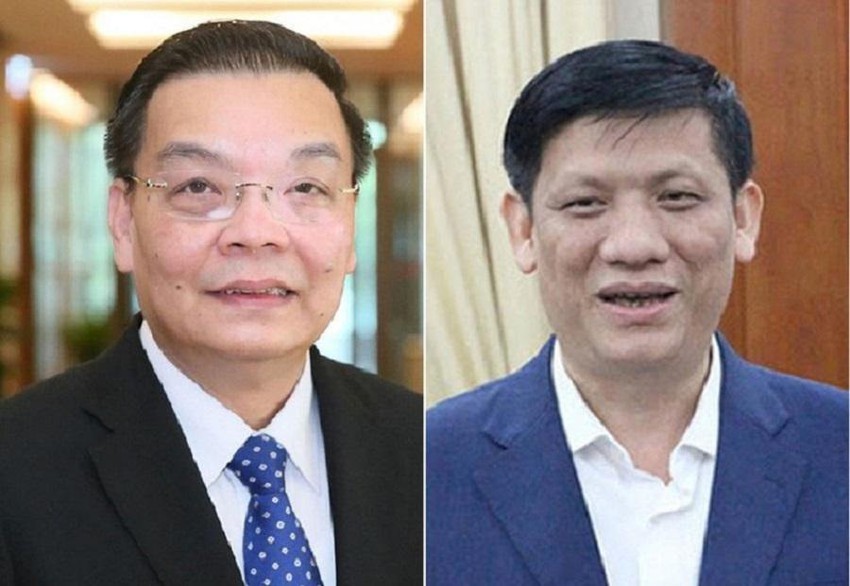 Ông Chu Ngọc Anh và ông Nguyễn Thanh Long là hai trong số nhiều cán bộ công chức bị khởi tố liên quan đến vụ Việt Á (ảnh: PLO). 