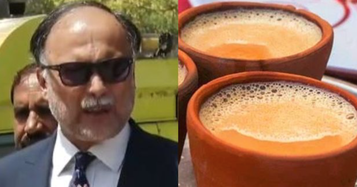 Bộ trưởng Kế hoạch Pakistan Ahsan Iqbal bị yêu cầu từ chức vì kêu gọi dân "uống ít trà" (ảnh chụp màn hình Oyeyeah).