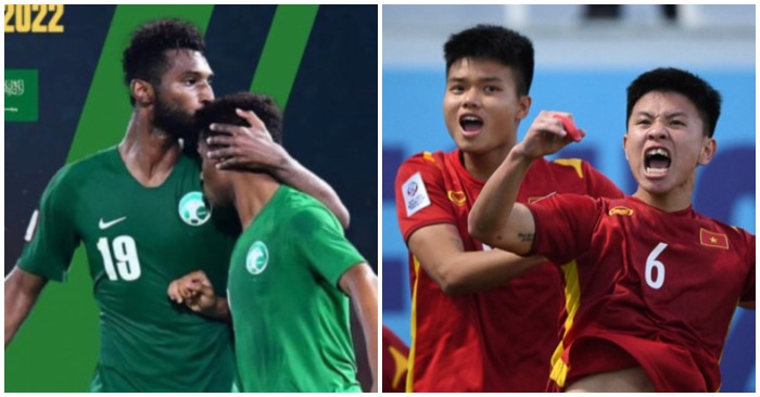 U23 Việt Nam có thể ngẩng cao đầu sau trận thua Saudi Arabia hôm 12/6/2022 (ảnh chụp màn hình).
